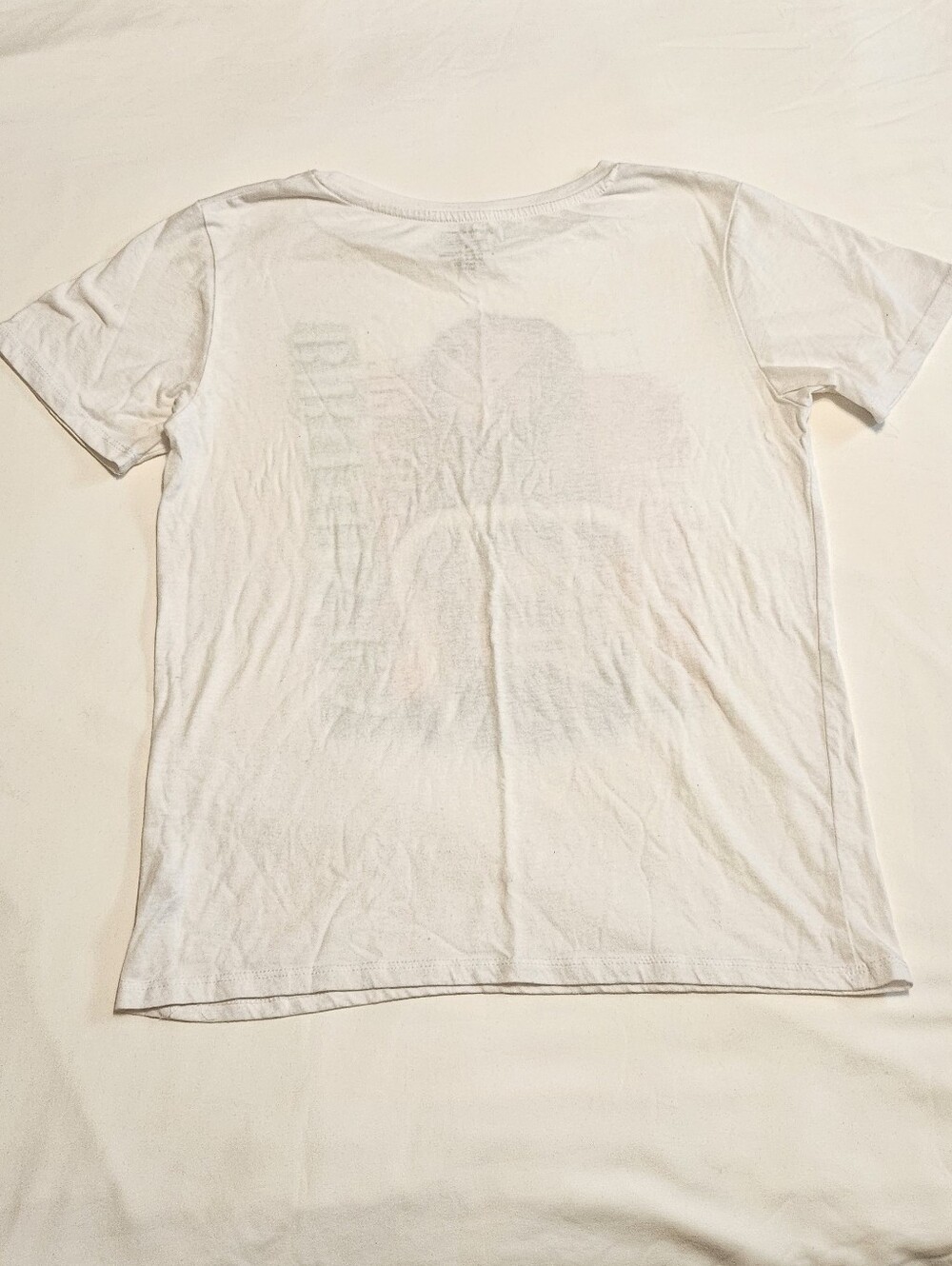 Britney Spears White Graphic Short Sleeve Lightweight Casual Tee Size M - Picture 5 of 5
